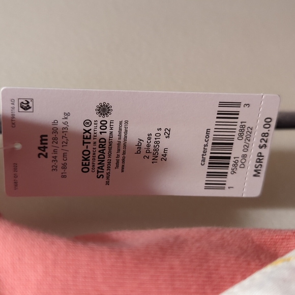 Carter's baby girl 24 month dress - Picture 2 of 3